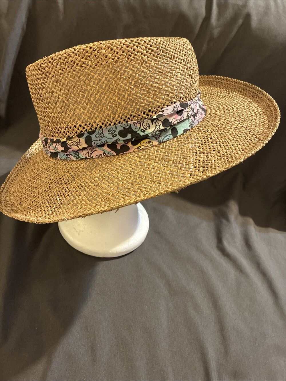 Vintage Walt Disney Company Mickey Mouse Fashion Outdoor Hat USA Made Sz Small